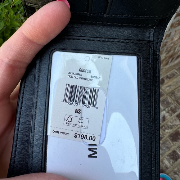 Brand New Men’s Cooper Logo Billfold Wallet With Passcase - Picture 8 of 11